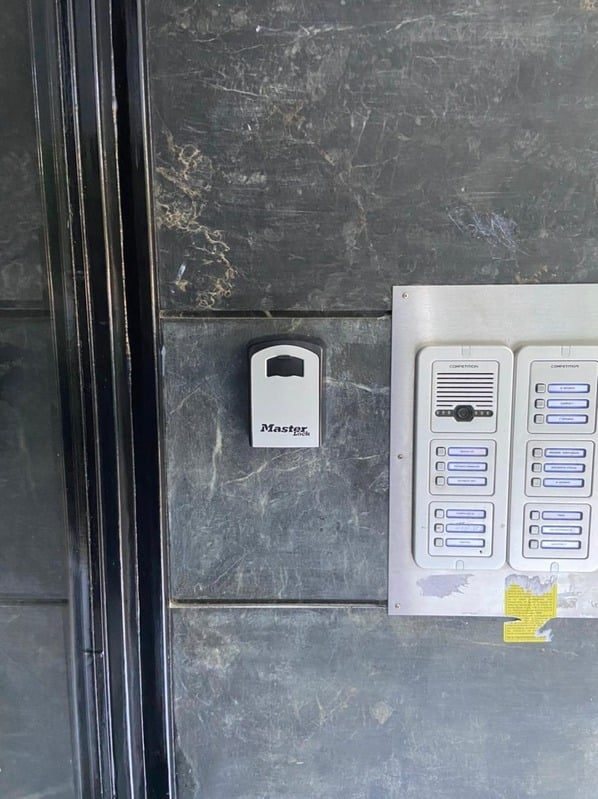 key box, on your right